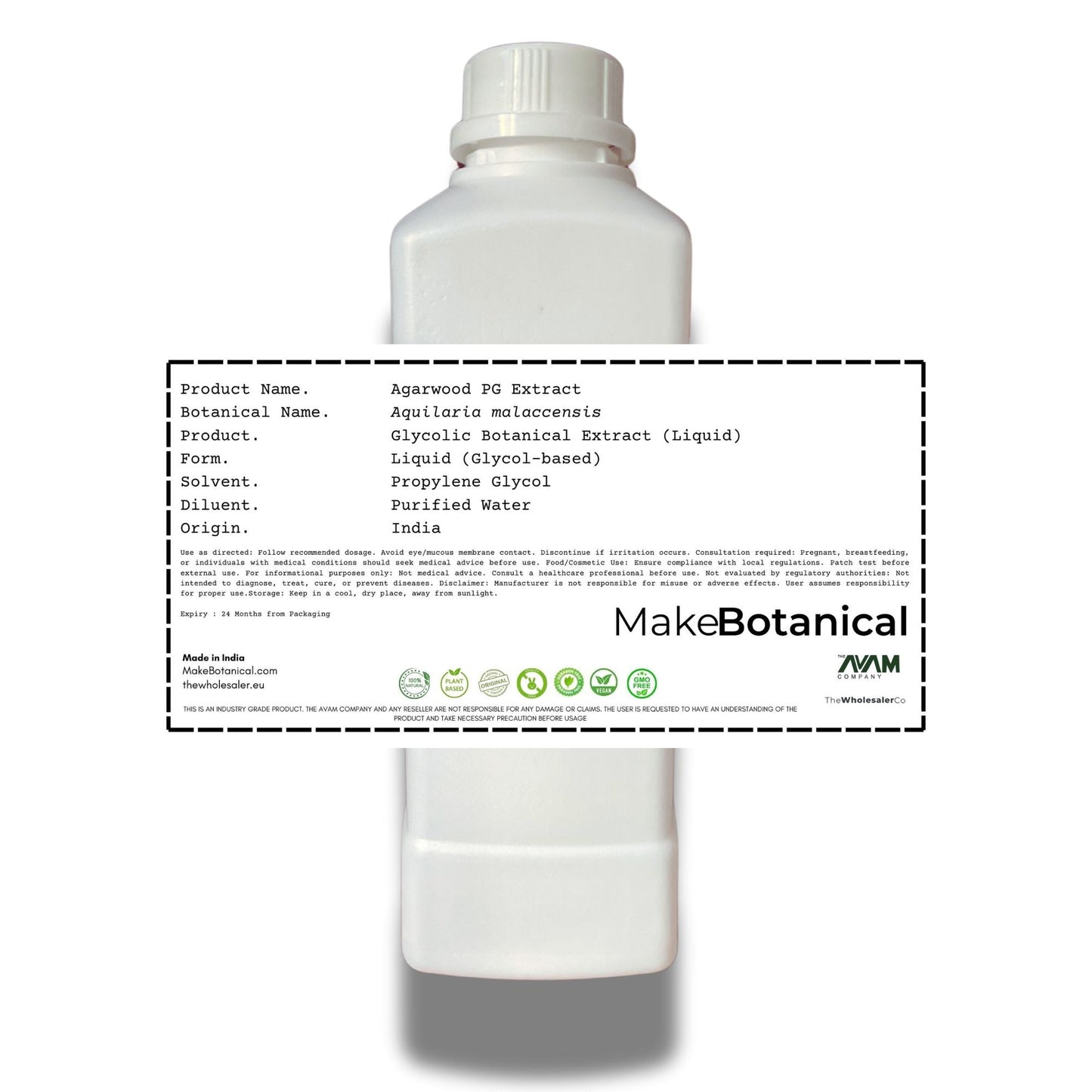 Extrait de bois d'agar PG - Oud - Aquilaria malaccensis