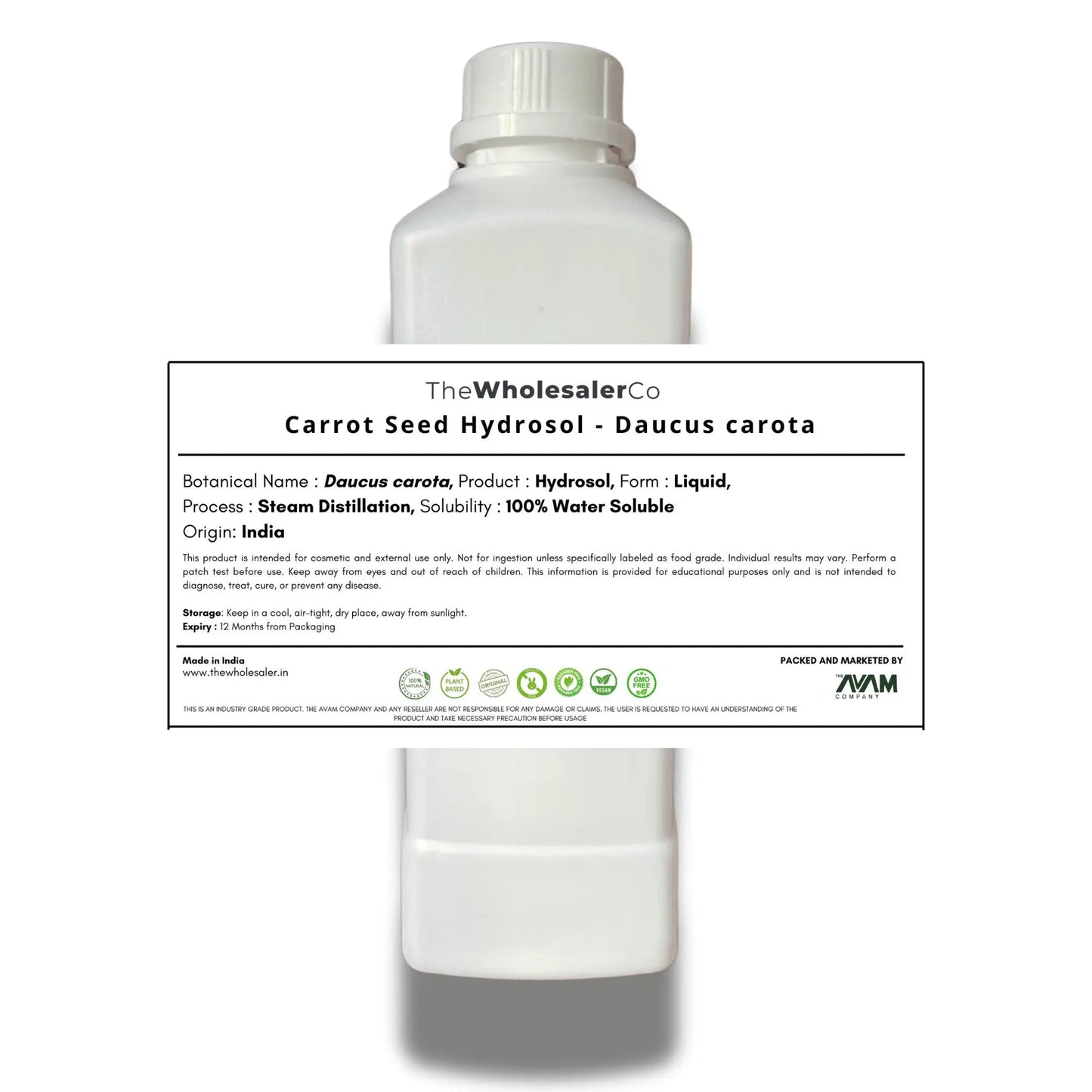 Carrot Seed Hydrosol - Daucus carota Bulk Supplier@TheWholesaleCo Prices