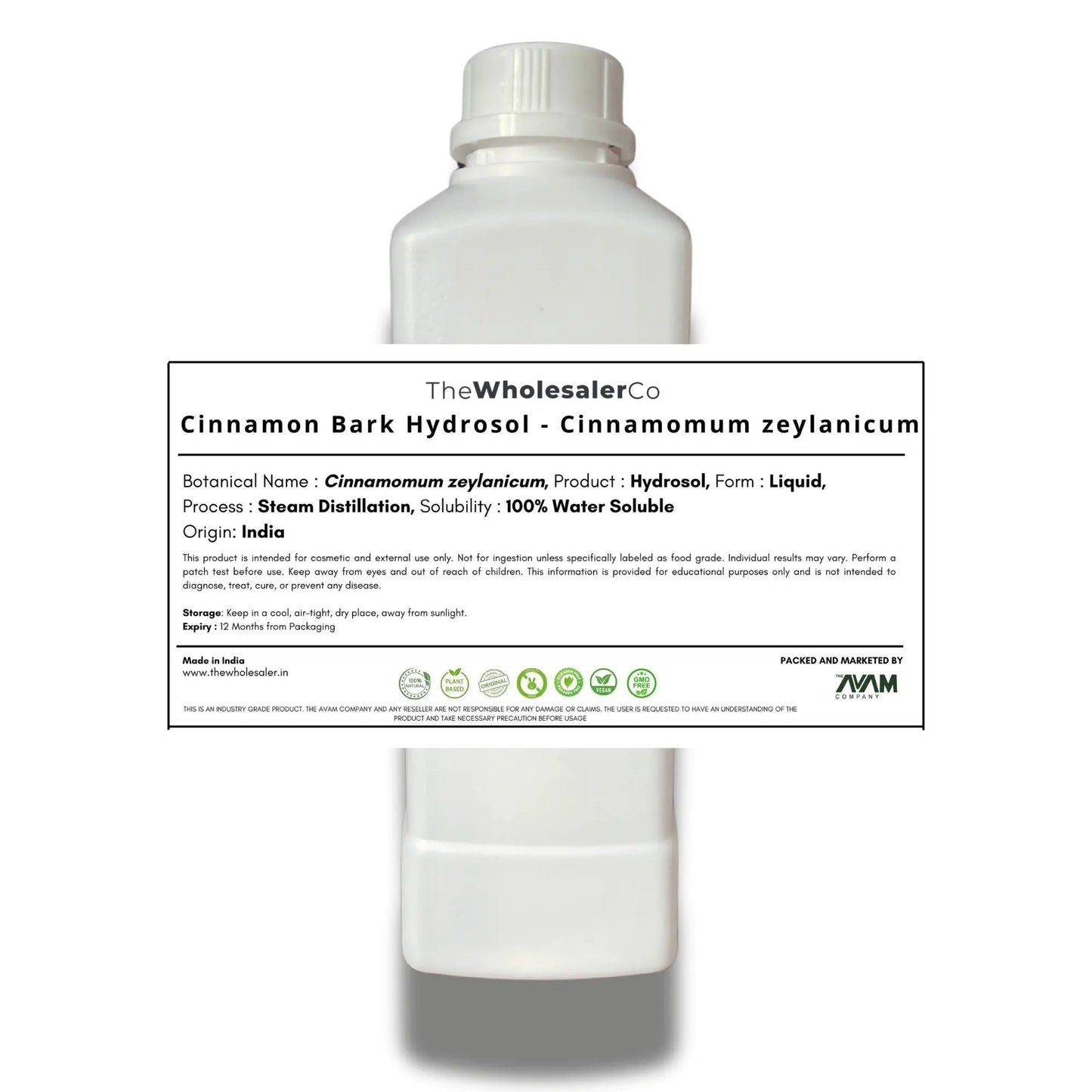 Cinnamon Bark Hydrosol - Cinnamomum zeylanicum Bulk Supplier@TheWholesaleCo Prices