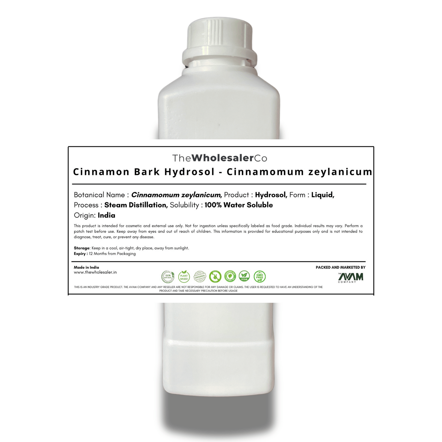 Cinnamon Bark Hydrosol - Cinnamomum zeylanicum Bulk Supplier@TheWholesaleCo Prices