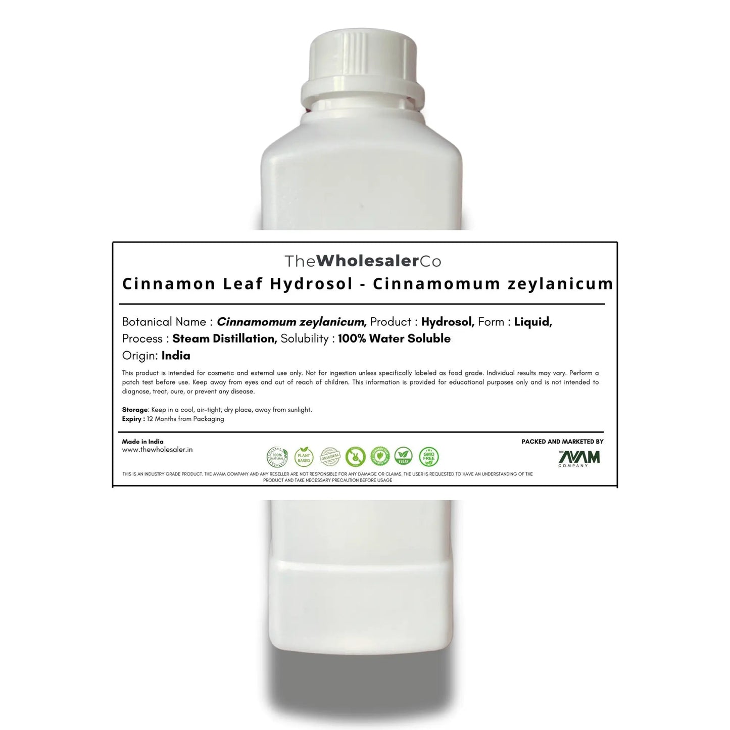 Cinnamon Leaf Hydrosol - Cinnamomum zeylanicum Bulk Supplier@TheWholesaleCo Prices