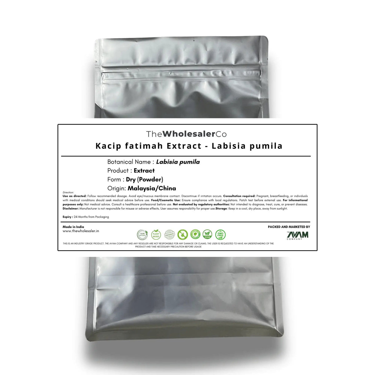 Kacip fatimah Extract - Labisia pumila Bulk Supplier@TheWholesaleCo Prices