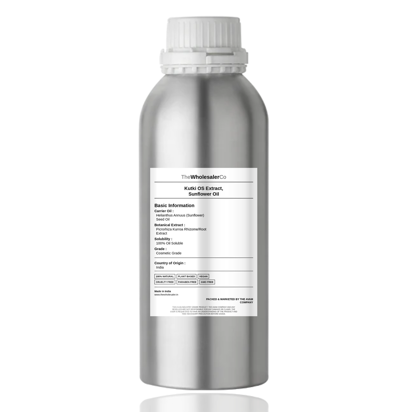 Kutki OS Extract, Sunflower Oil