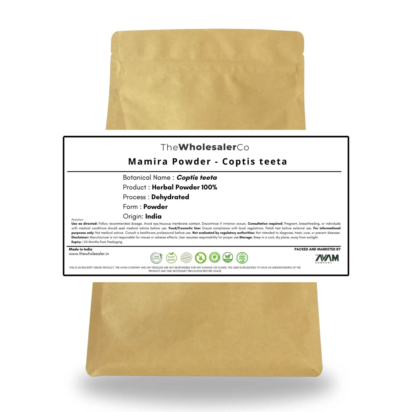 Mamira Powder - Coptis Teeta Wall Bulk Supplier@TheWholesaleCo Prices