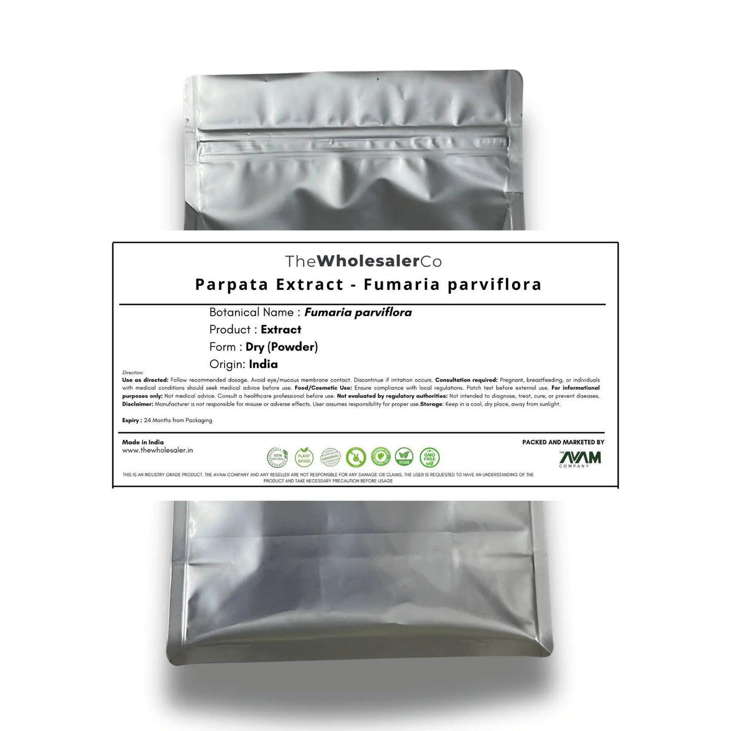 Parpata Extract - Fumaria parviflora Product vendor