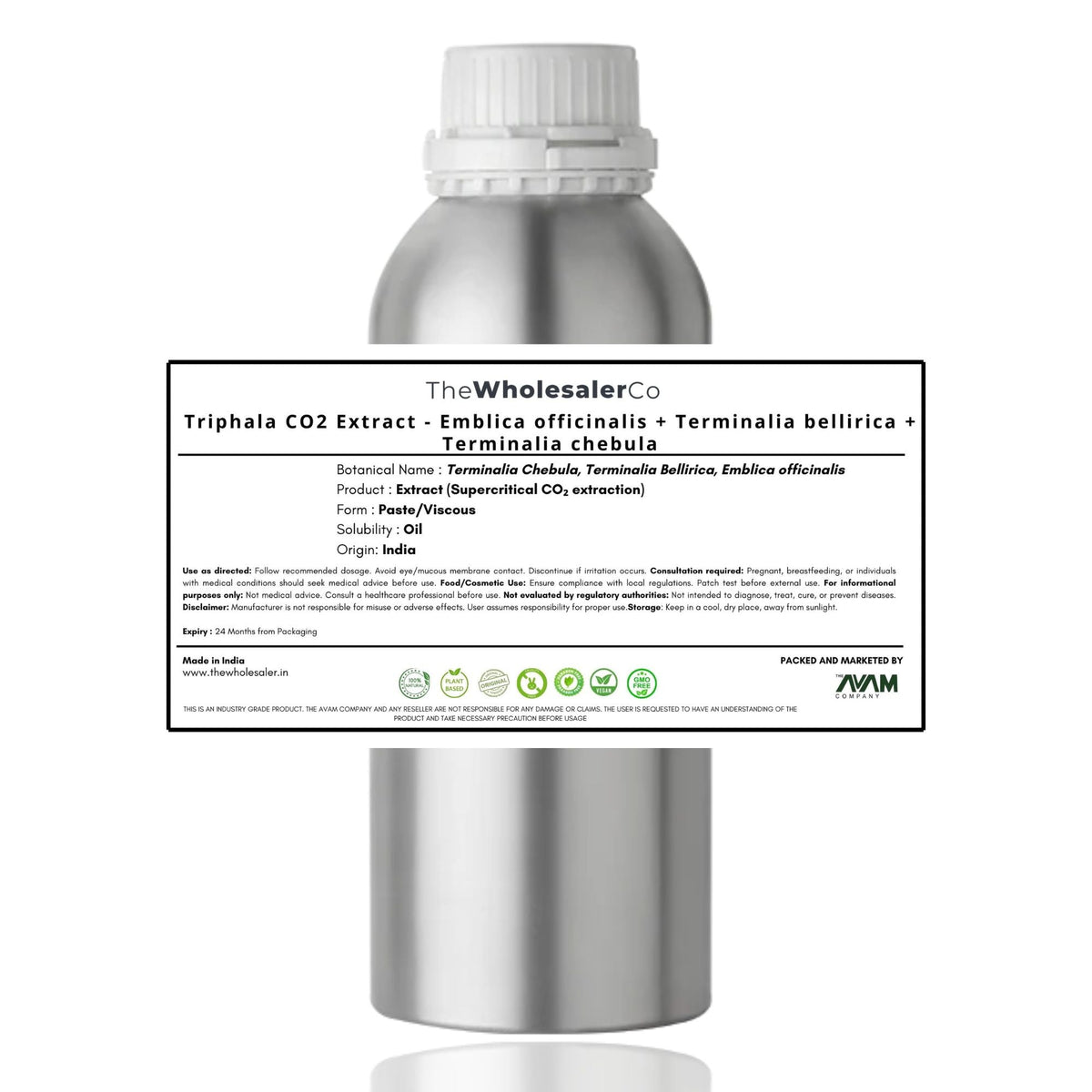 Extrait de Triphala au CO2 - Emblica officinalis + Terminalia bellirica + Terminalia chebula