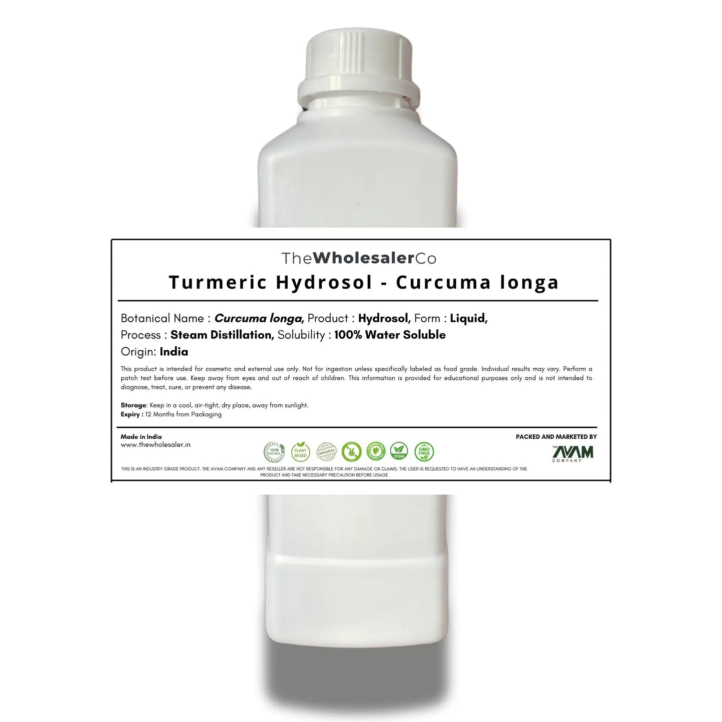 Turmeric Hydrosol - Curcuma longa Bulk Supplier@TheWholesaleCo Prices