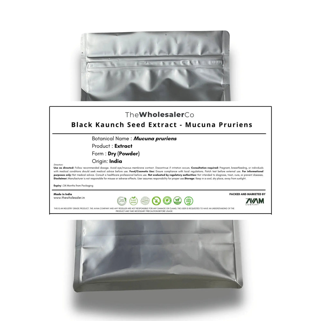 Black Kaunch Seed Extract - Mucuna Pruriens Product vendor