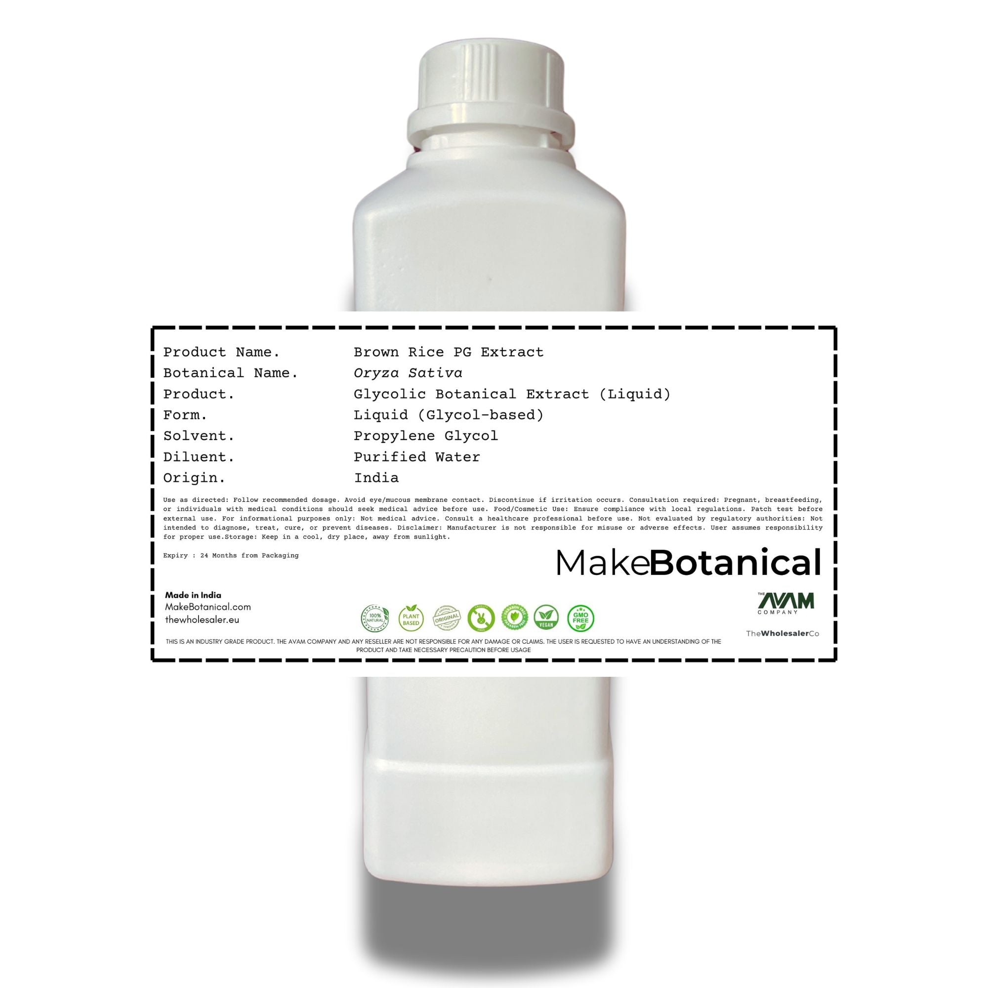 Brown Rice Propylene Glycol Extract - Oryza Sativa – TheWholesalerCo Canada