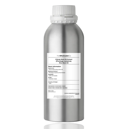 Chitrak Root OS Extract (Plumbago zeylanica), Rice Bran Oil