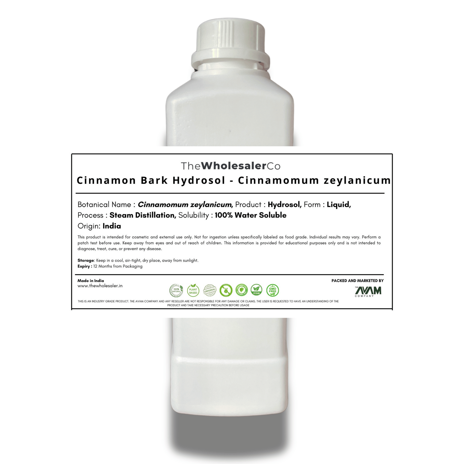 Cinnamon Bark Hydrosol - Cinnamomum zeylanicum Bulk Supplier@TheWholesaleCo Prices