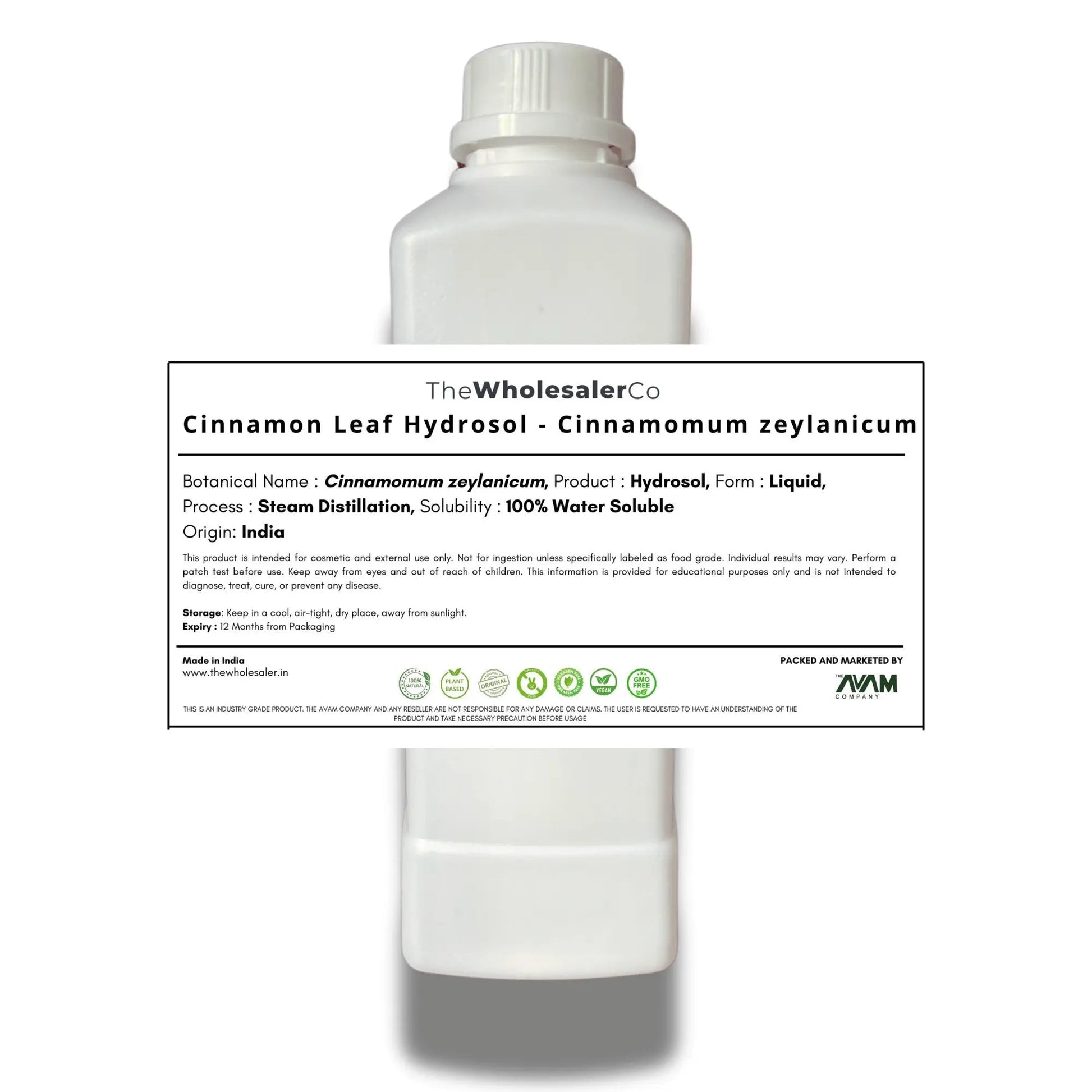 Cinnamon Leaf Hydrosol - Cinnamomum zeylanicum Bulk Supplier@TheWholesaleCo Prices