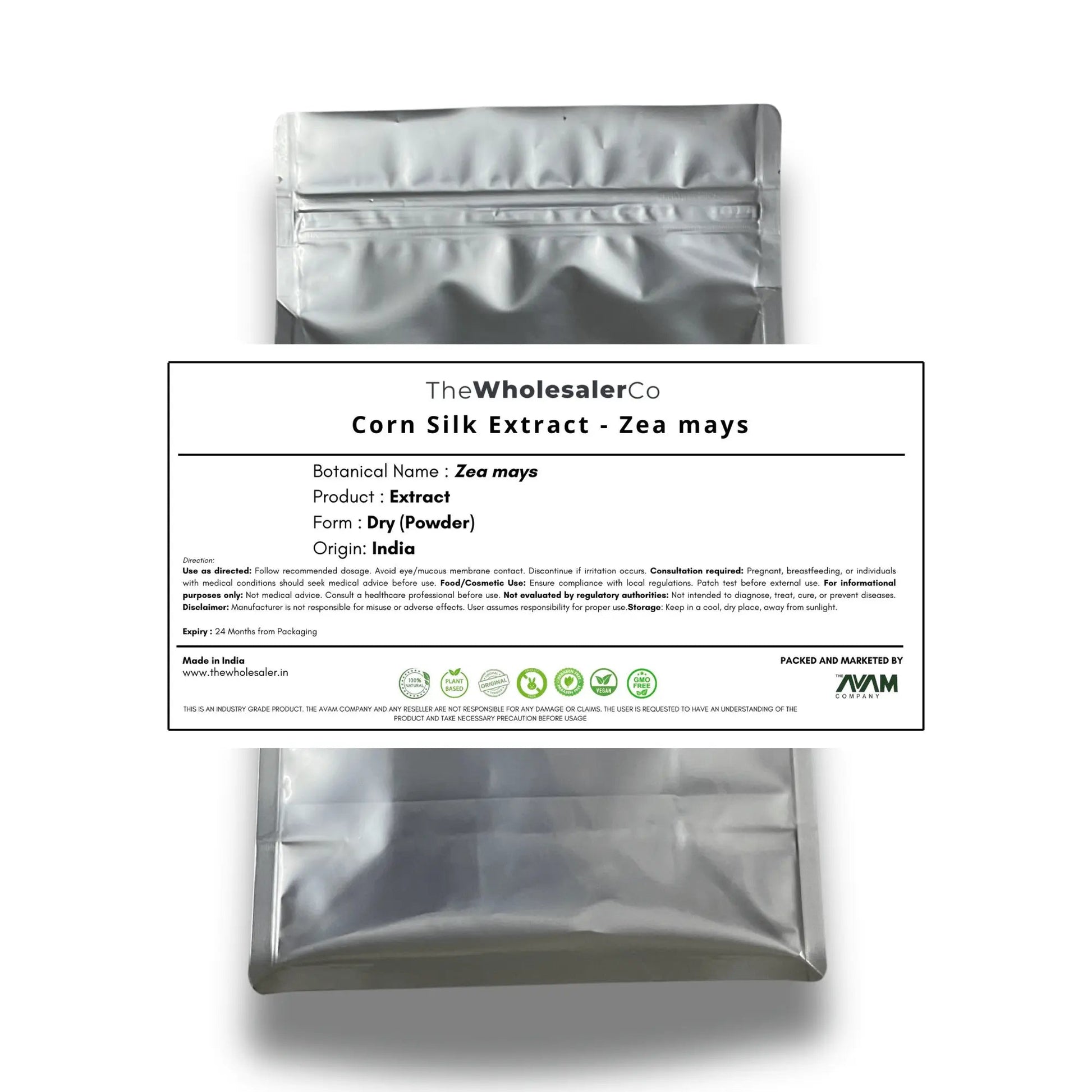 Corn Silk Extract - Zea mays Bulk Supplier@TheWholesaleCo Prices