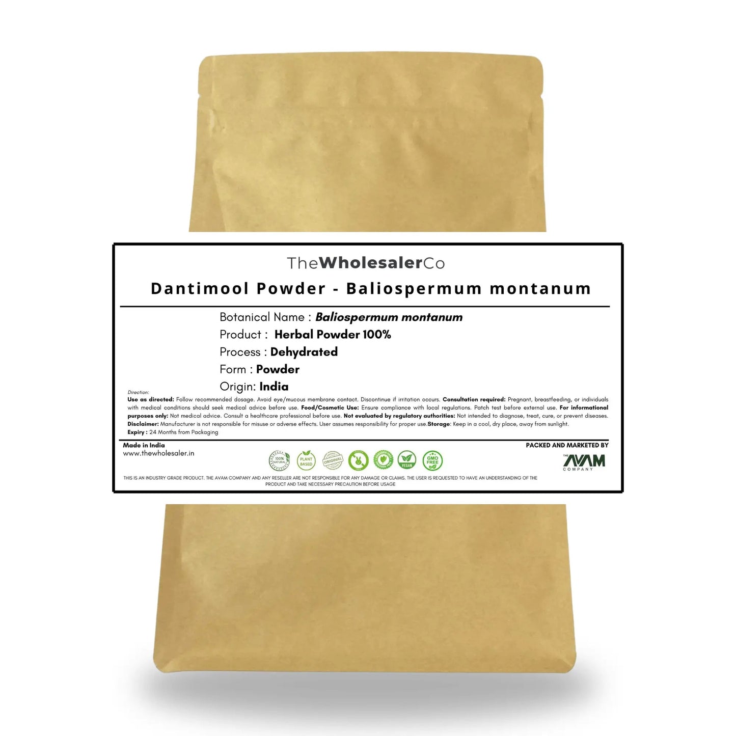 Dantimool Powder - Baliospermum montanum Bulk Supplier@TheWholesaleCo Prices