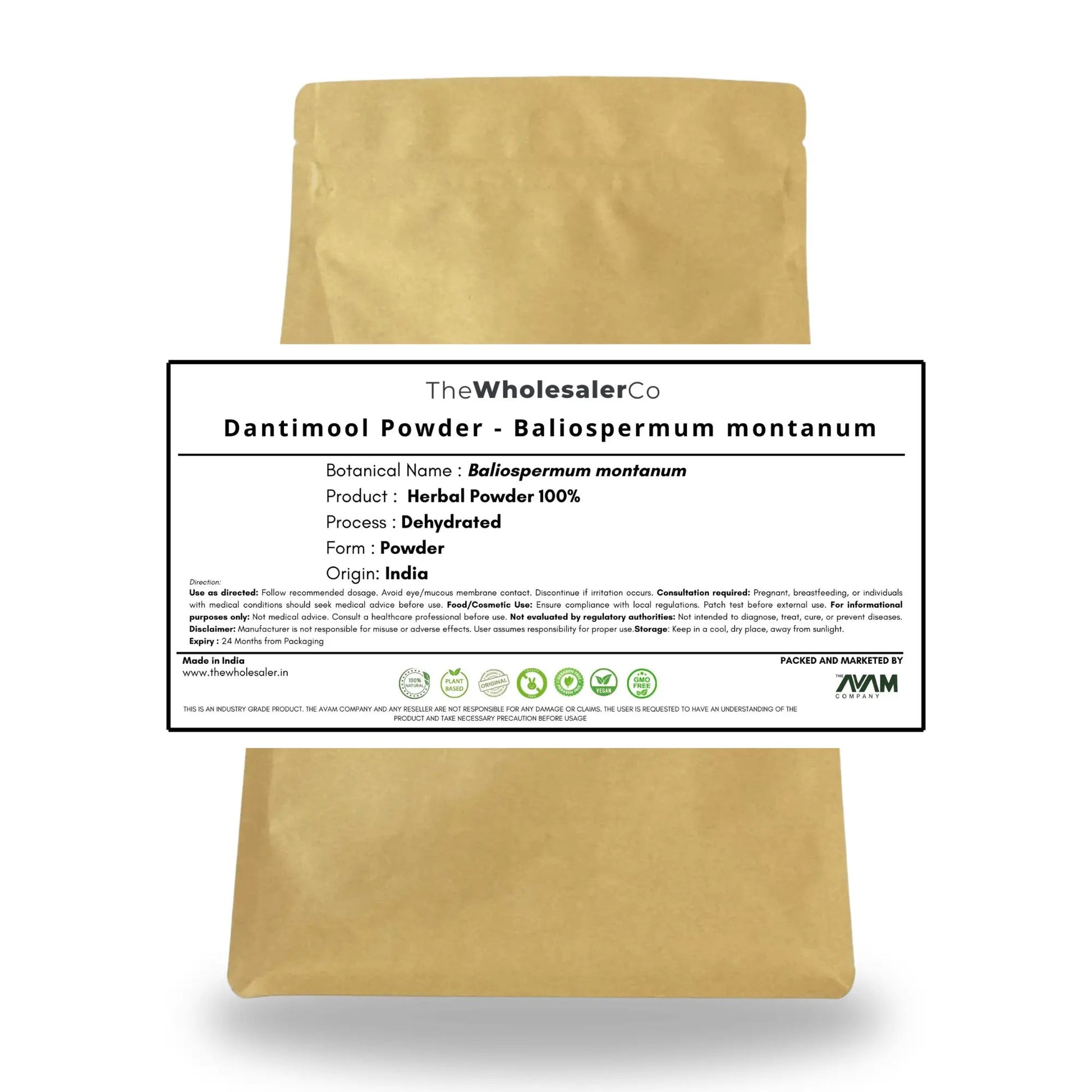 Dantimool Powder - Baliospermum montanum Bulk Supplier@TheWholesaleCo Prices