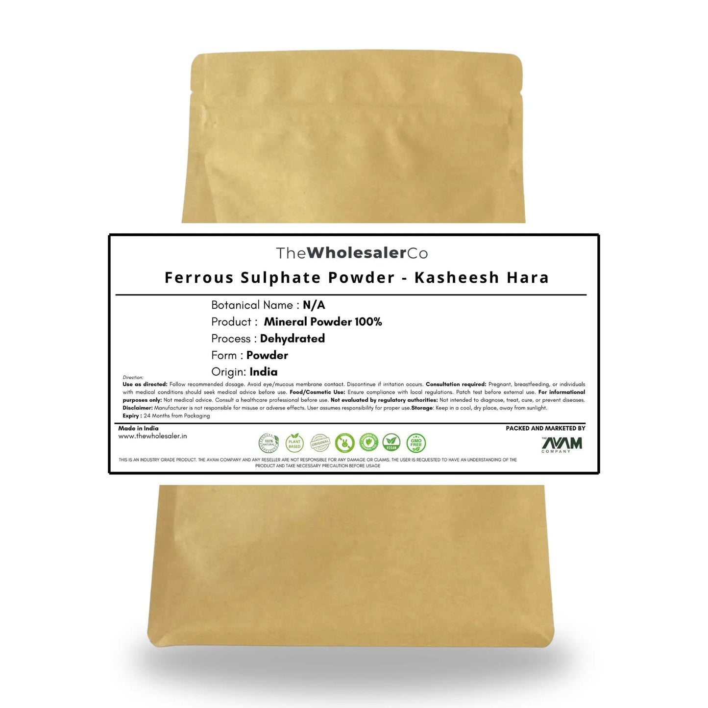 Ferrous Sulphate Powder - Kasheesh Hara Bulk Supplier@TheWholesaleCo Prices