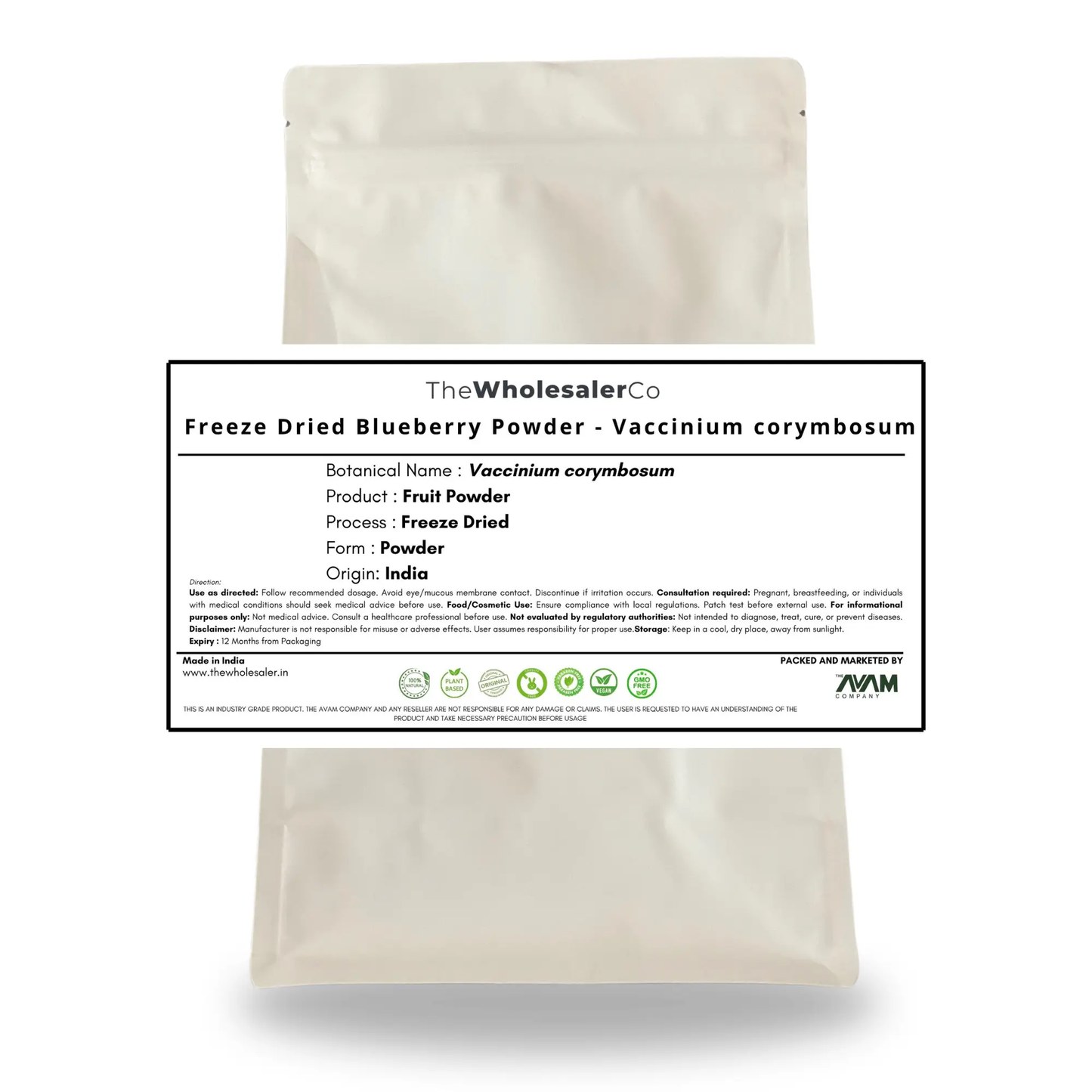 [IN] Freeze Dried Blueberry Powder - Vaccinium corymbosum