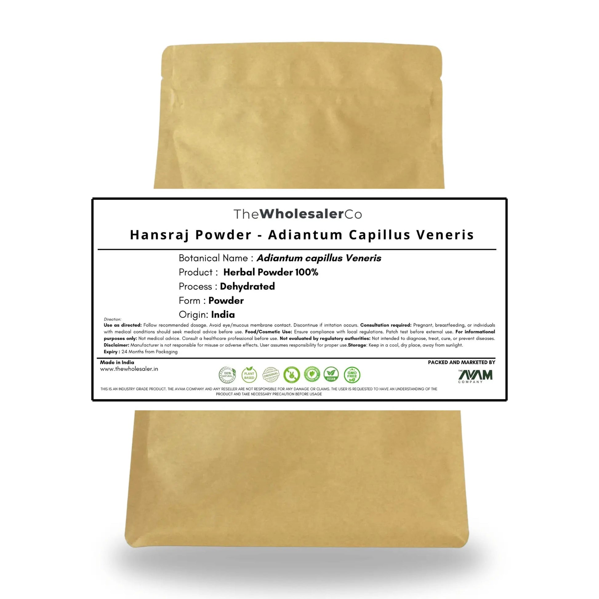 Hansraj Powder - Adiantum Capillus Veneris Product vendor