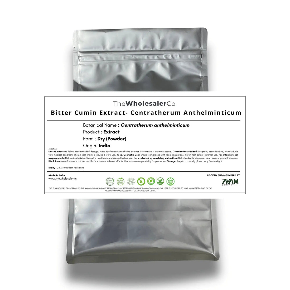 Kalijiri Extract - Bitter Cumin - Centratherum Anthelminticum Product vendor