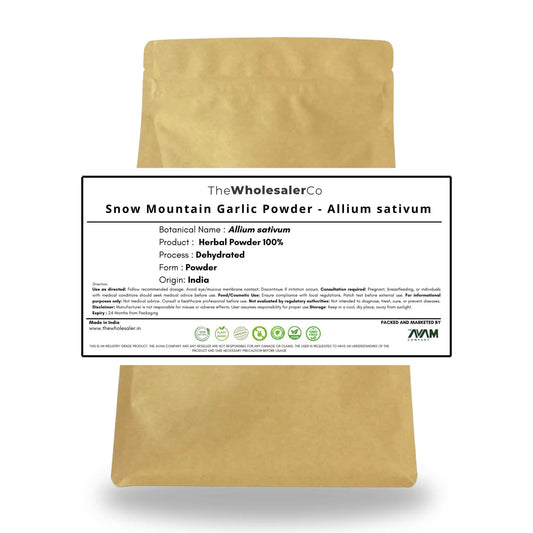 Kashmiri Lehsun Powder - Snow Mountain Garlic - Allium sativum Bulk Supplier@TheWholesaleCo Prices