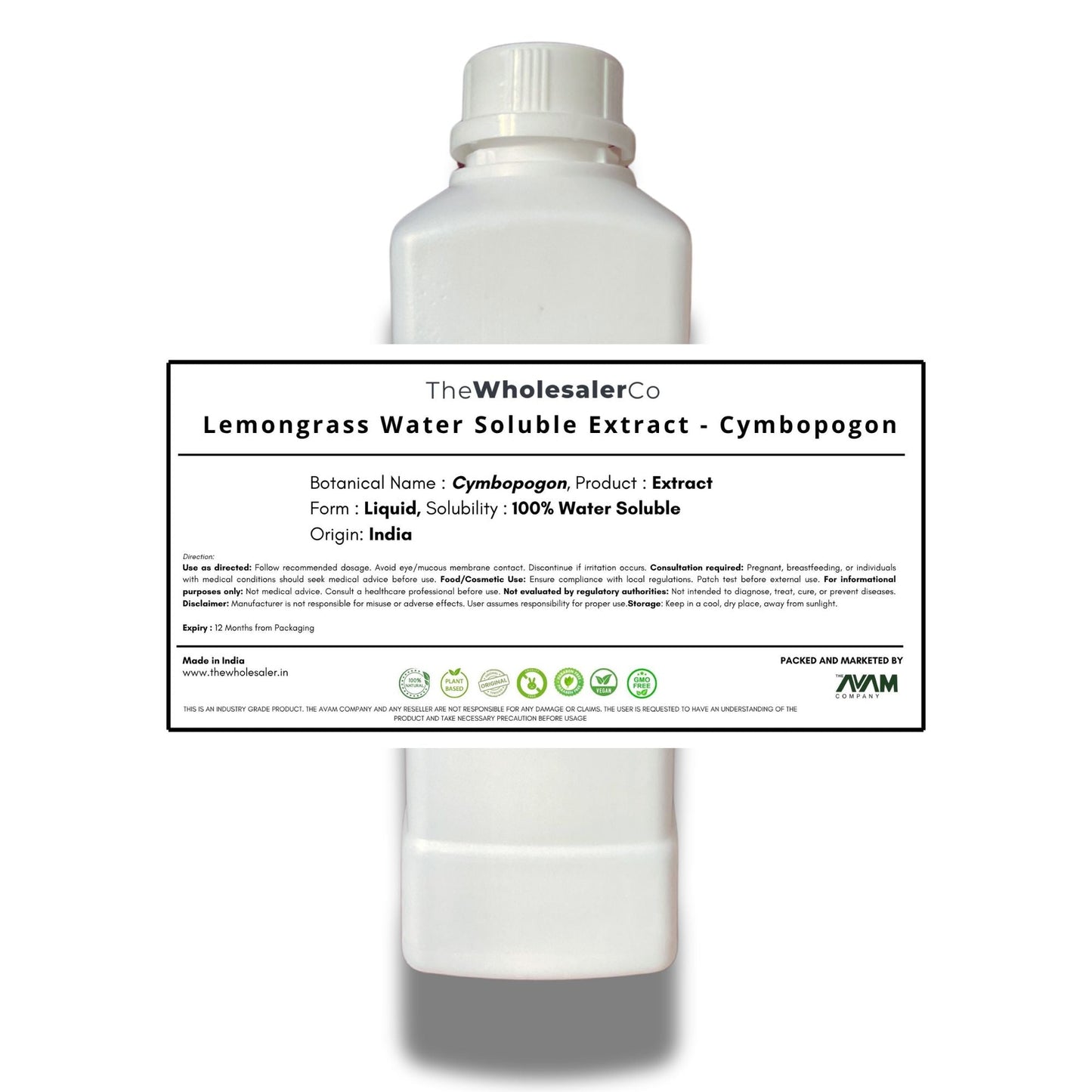 Lemongrass Water Soluble Extract - Cymbopogon