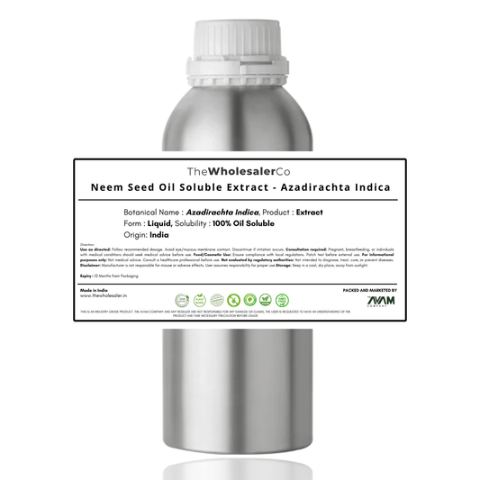 Neem Seed Oil Soluble Extract - Azadirachta Indica