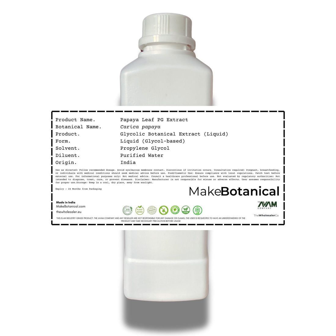 Papaya Leaf PG Extract - Carica papaya