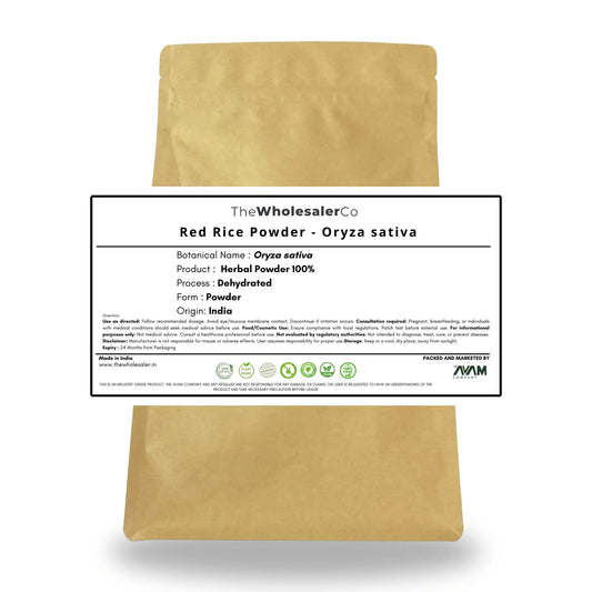Red Rice Powder - Oryza sativa Bulk Supplier@TheWholesaleCo Prices