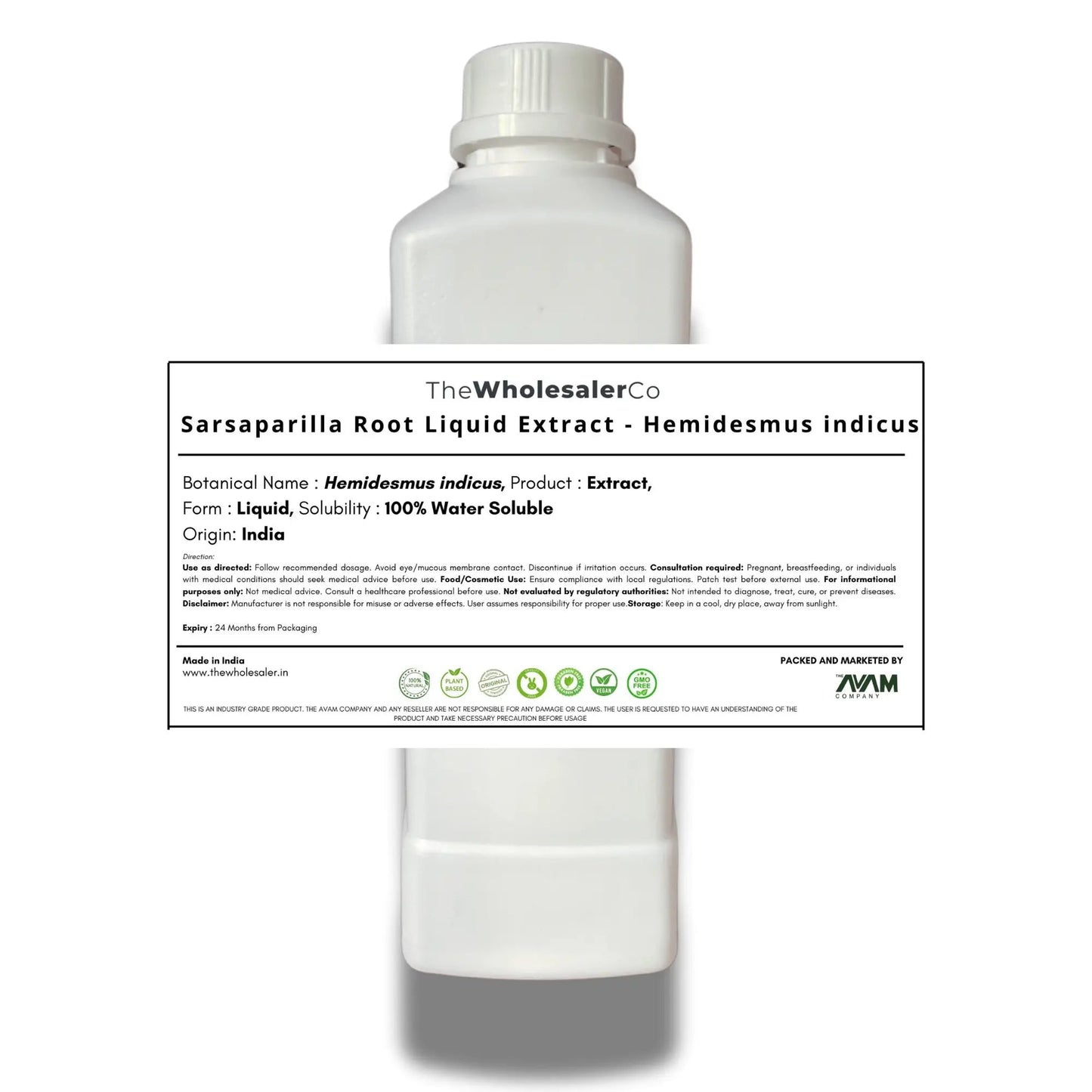 Sarsaparilla Root Liquid Extract - Hemidesmus Indicus Product vendor