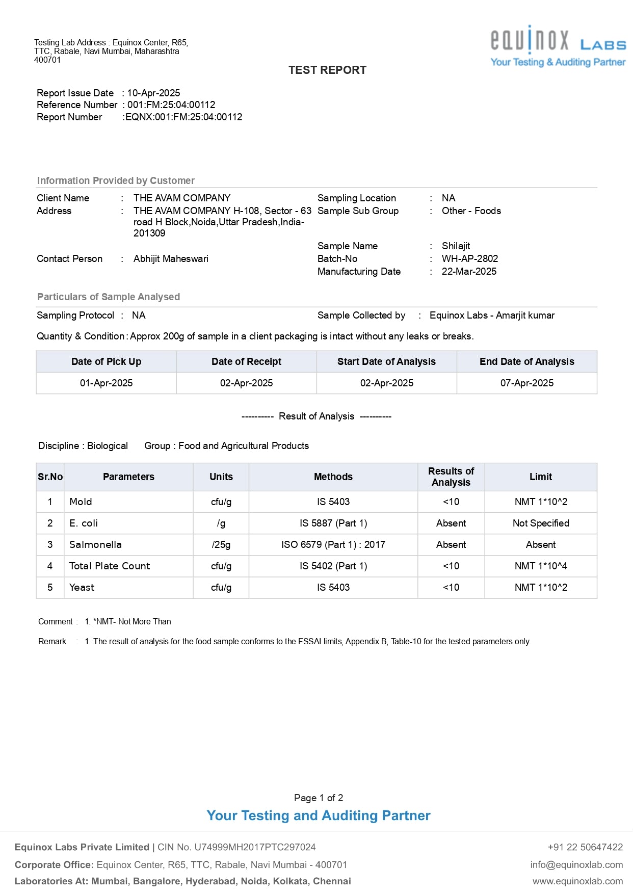 Pure Himalayan Shilajit (Private Label) - Fulvic Acid 65.9%
