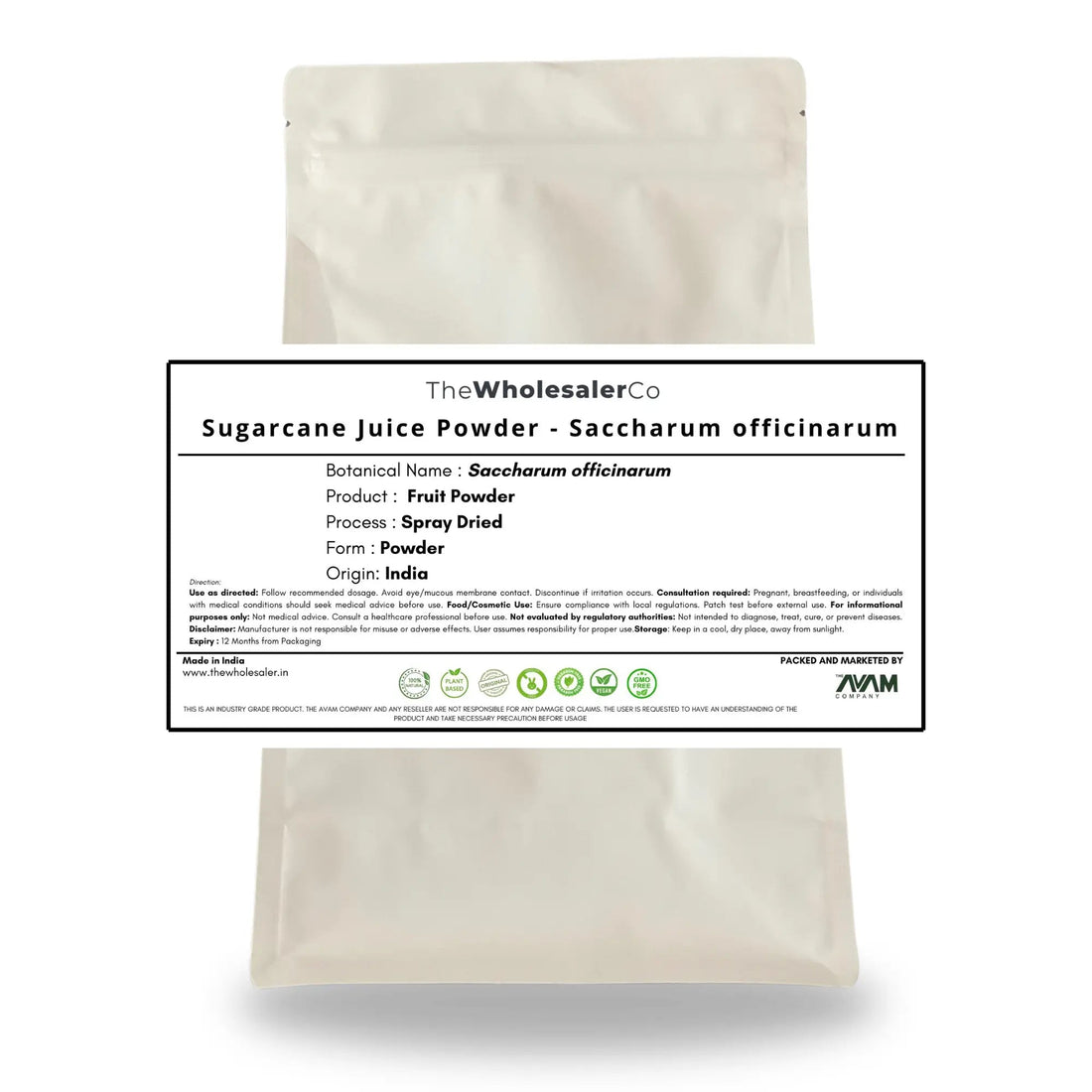 Sugarcane Juice Powder - Fruit Powder - Ganna - Ganne - Saccharum officinarum Bulk Supplier@TheWholesaleCo Prices