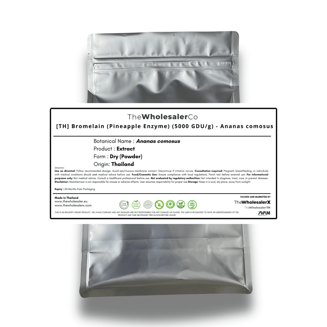 [TH] Bromelain (Pineapple Enzyme) (2400 GDU/g) - Ananas comosus