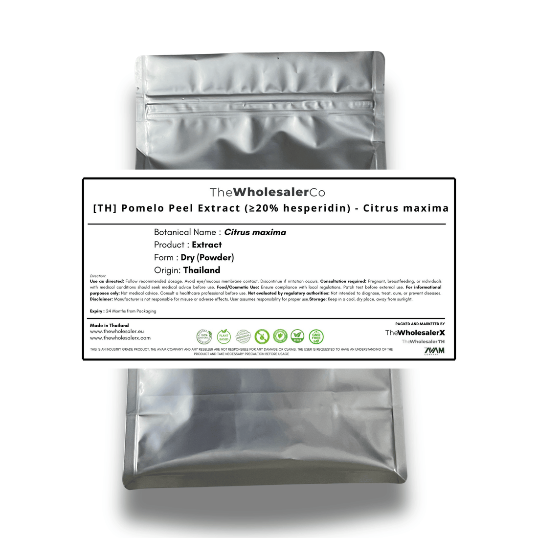 [TH] Pomelo Peel Extract (≥20% hesperidin) - Citrus maxima