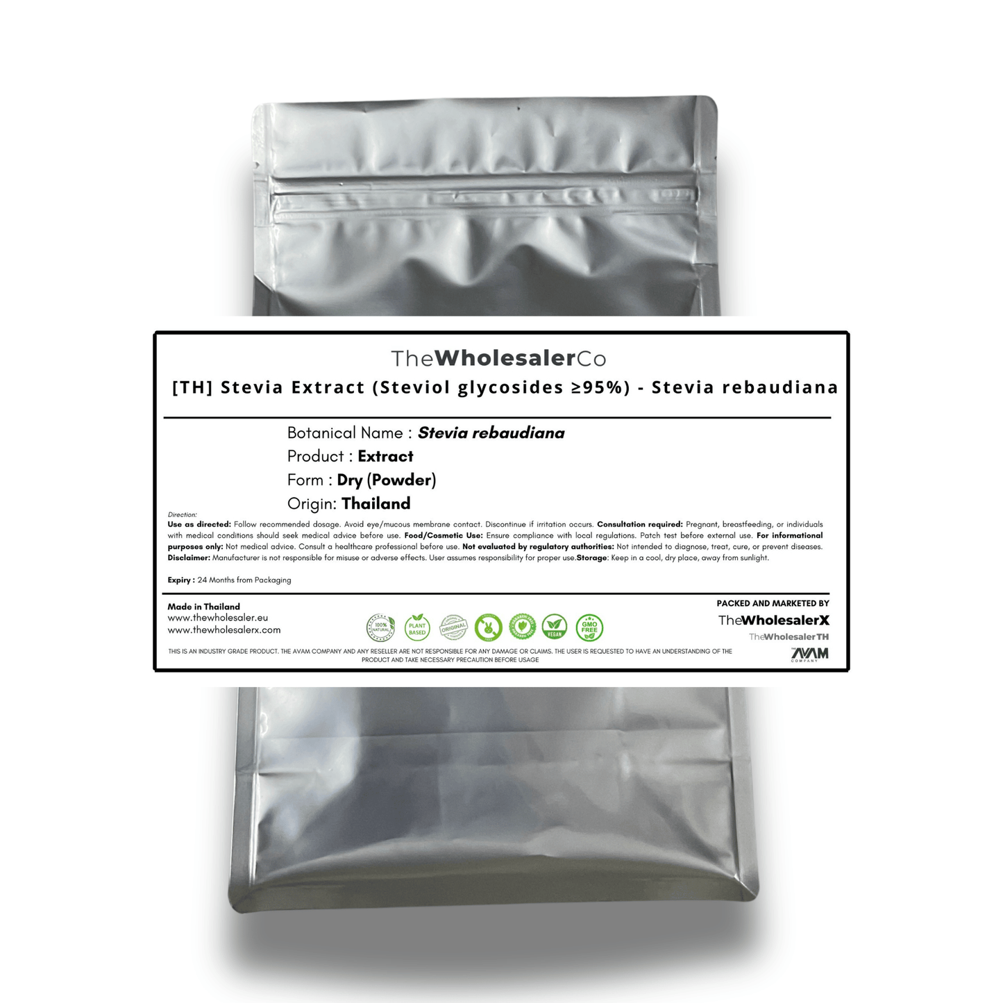 [FR] Extrait de stévia (glycosides de stéviol ≥95%) - Stevia rebaudiana